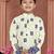 Blue rayon chikankari work work kid's kurta pyjama