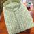 Olive green cotton chikankari work work kid's kurta pyjama