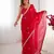 pink saree with beads moti & sequin embroidery work