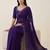 New Space Silk Saree with Elegant Zarkan Diamond Work Saree With Blouse Set For Women's 