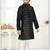 Black jacquard woven work kid's kurta pyjama