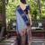 Grey zari woven Art silk saree with blouse