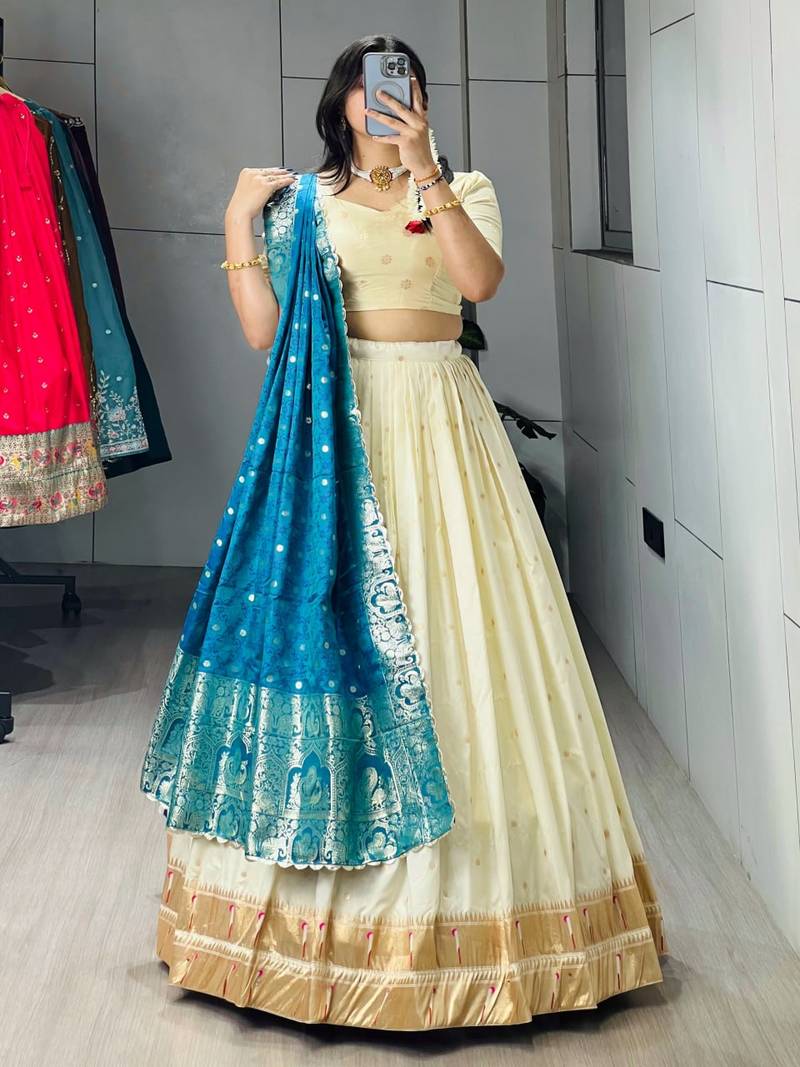 FIROZI PAITHANI silk blend lehenga CHOLI