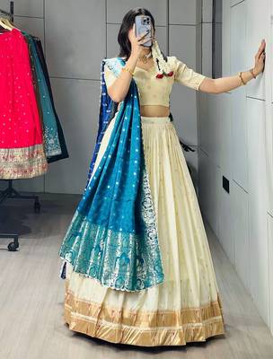 FIROZI PAITHANI silk blend lehenga CHOLI 2