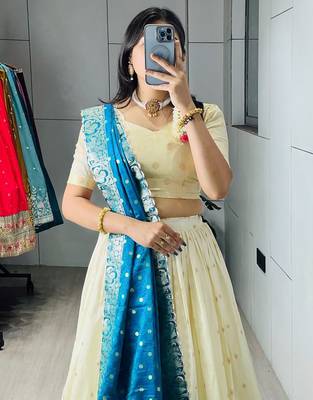 FIROZI PAITHANI silk blend lehenga CHOLI 4