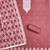 Pink jamdani silk blend dress material