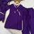 purple satin kurta palazzo dupatta set