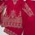 rani pink georgette embroidered sequin kurta palazzo dupatta set