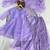 lavender silk blend kurti palazzo dupatta set for women