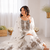 Off white art silk thread work salwar suit