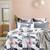 Glory super king size flat bedsheet with two pillow covers
