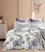 Glory super king size flat bedsheet with two pillow covers