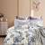 Glory super king size flat bedsheet with two pillow covers