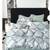 Glory super king size flat bedsheet with two pillow covers
