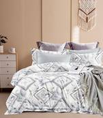 Glory super king size flat bedsheet with two pillow covers