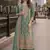 sage green festive pakistani  suit
