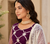 WINE NET MULTI AND SEQUENCE WORK BUTTERFLY NET LEHENGA CHOLI AND DUPATTA SET 