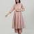 Dusty rose jacquard chanderi anarkali set