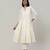 Ivory jacquard chanderi anarkali set
