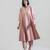 Dusty rose embroidered dola silk anarkali set