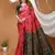 pink silk blend zari woven saree