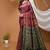 purple silk blend zari woven saree