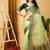 pista organza sequin saree