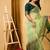 pista organza sequin saree