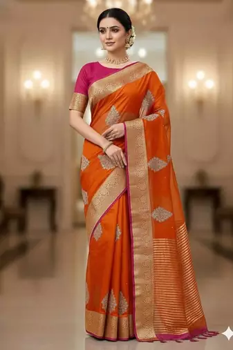 organza organza embroidered saree