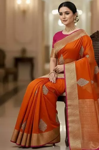 organza organza embroidered saree