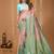 light pink silk blend zari woven saree