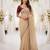 chiku star georgette embroidered arco border saree