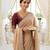 chiku star georgette embroidered arco border saree