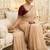 chiku star georgette embroidered arco border saree