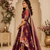 Wine Printed Georgette Semi Stitched Lehenga Choli Festival Wear Collection