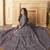 Butterfly net fabrics party wear readymade gown in wine color with embroidery work
