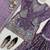 Deep purple art silk thread sequin with sharara suit
