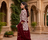 Maroon Elegant Embroidered Kurti With Flowy Sharara And Soft Net Dupatta Perfect For Festive And Wedding Looks