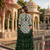 Green Graceful Sharara Set With Elegant Embroidery And Dreamy Royal Vibes Perfect For Festive Celebrations.