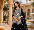 Black Sharara Set With Timeless Embroidery And Royal Palace Vibes  A Perfect Blend Of Grace And Glamour