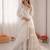 Off white art silk thread sequin with sharara suit