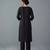 Black embroidered rayon kurta set