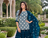 Teal Blue Elegant Embroidered Kurti With Flowy Sharara And Soft Net Dupatta Perfect For Festive And Wedding Looks
