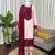 Baby pink crepe thread with sequin salwar suit