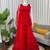 Red net thread with sequin sharara suit