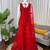 Red net thread with sequin sharara suit