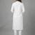 White embroidered rayon kurta set