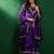 Royal purple vichitra embroidered kurta pant dupatta set