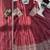 Onion pink chanderi silk thread with sequin anarkali suit