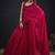 Magenta sequin embroidered work two tone satin silk saree